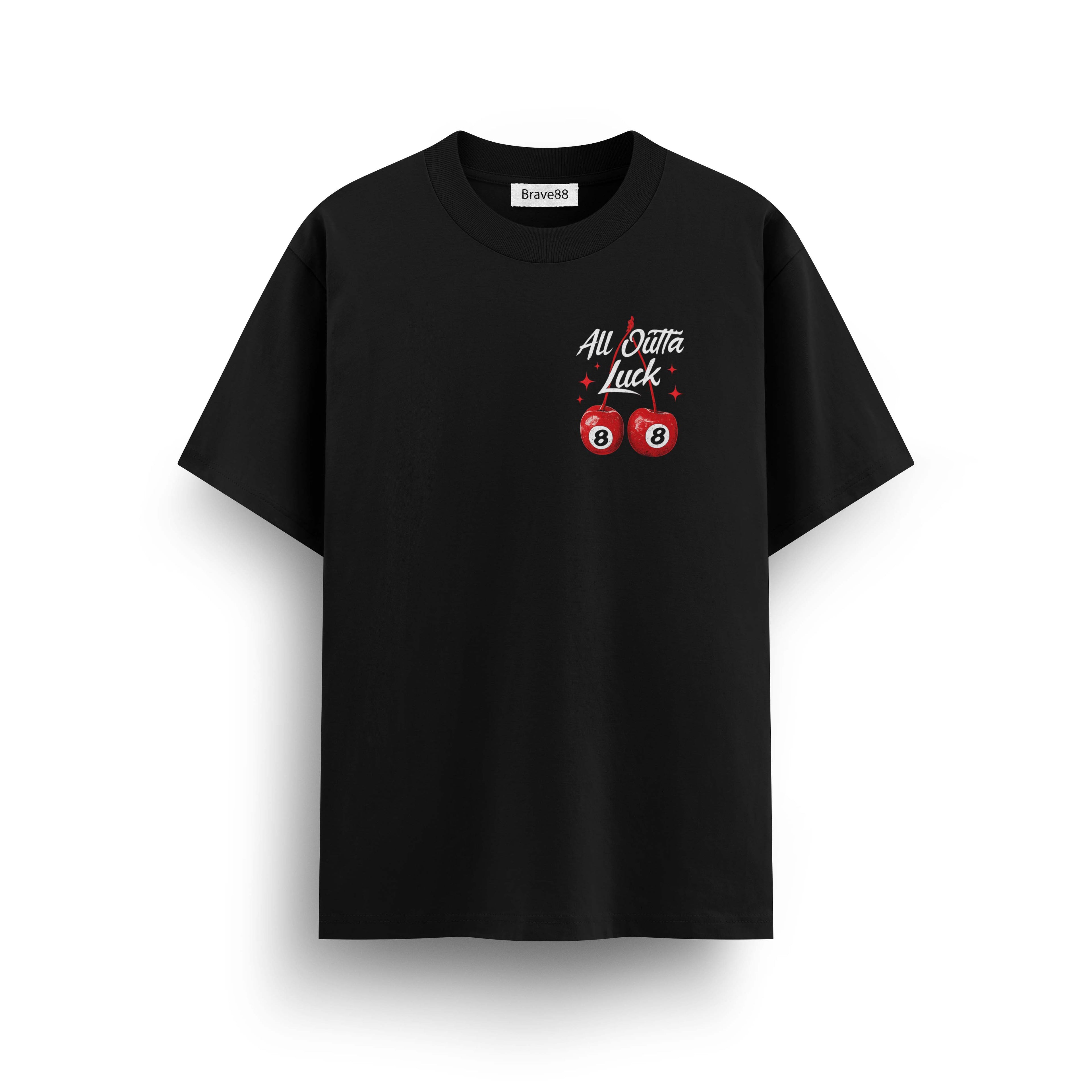 Мъжка овърсайз тениска Retro Cherries – streetwear  | Brave88