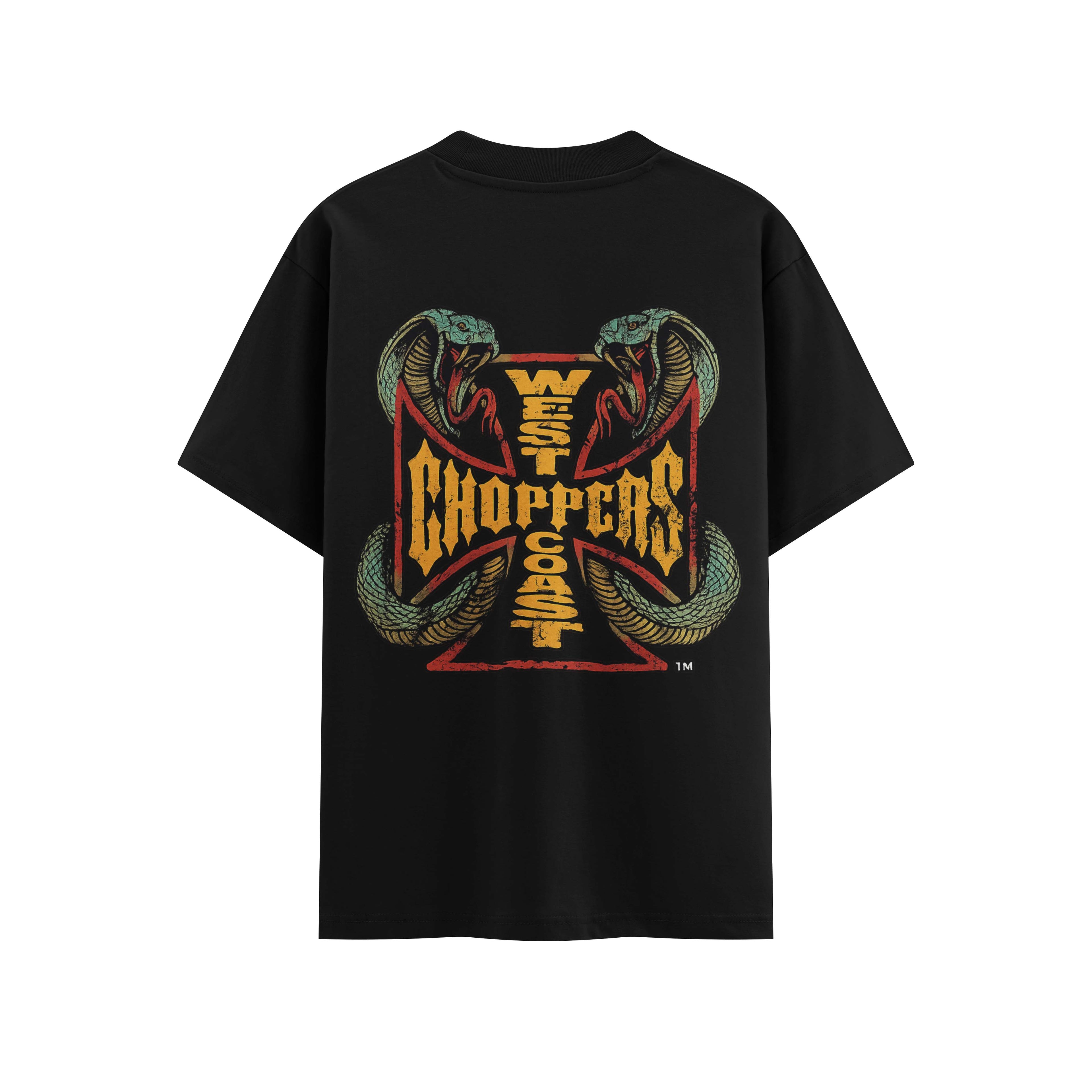 Мъжка овърсайз тениска Viper Cross – streetwear  | Brave88