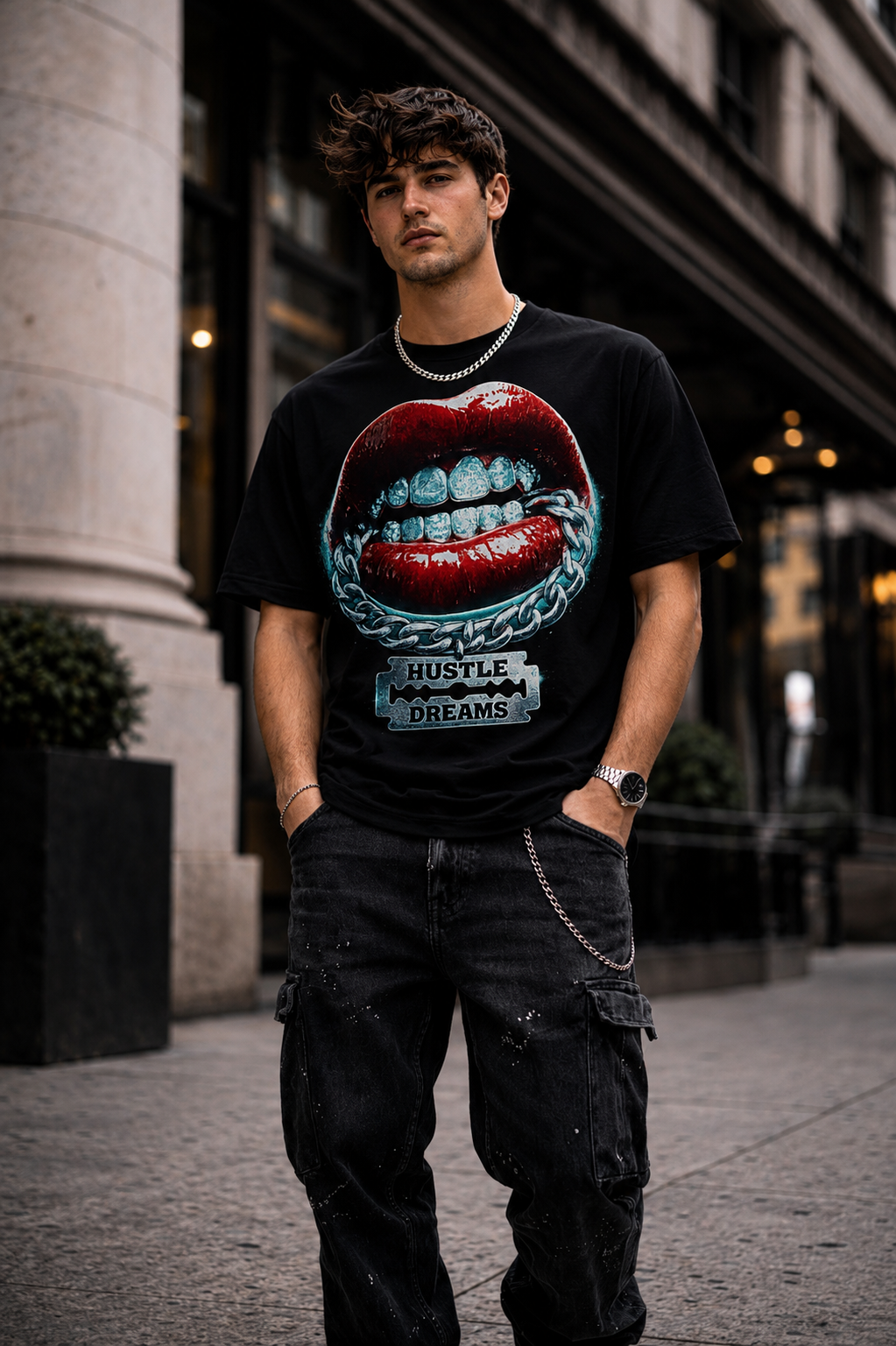 Мъжка овърсайз тениска Ice Dreams – streetwear  | Brave88