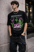 Мъжка овърсайз тениска Silent Power – streetwear  | Brave88