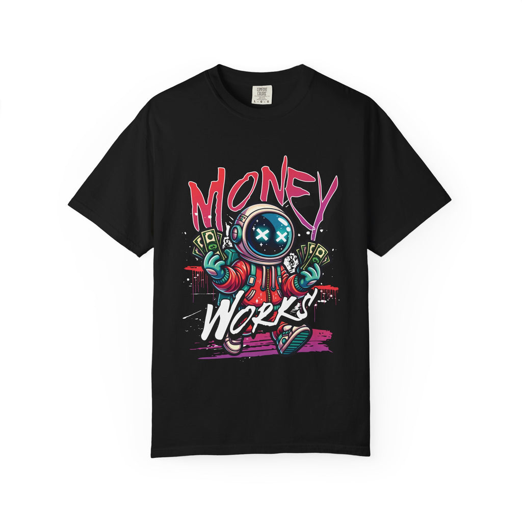 Мъжка овърсайз тениска Astro Hustle– streetwear  | Brave88