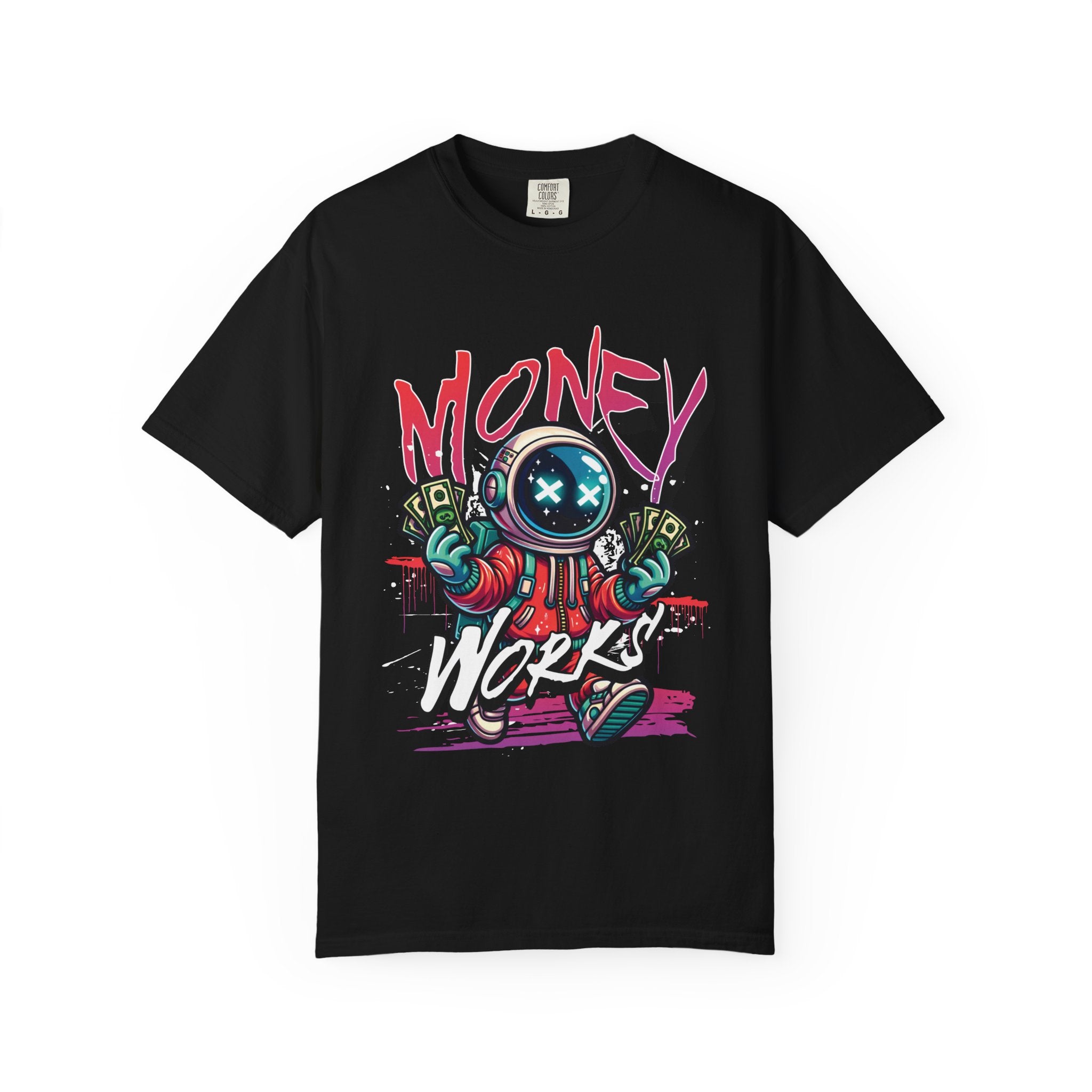 Мъжка овърсайз тениска Astro Hustle– streetwear  | Brave88