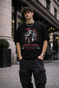 Мъжка овърсайз тениска Invictus Strength– streetwear  | Brave88