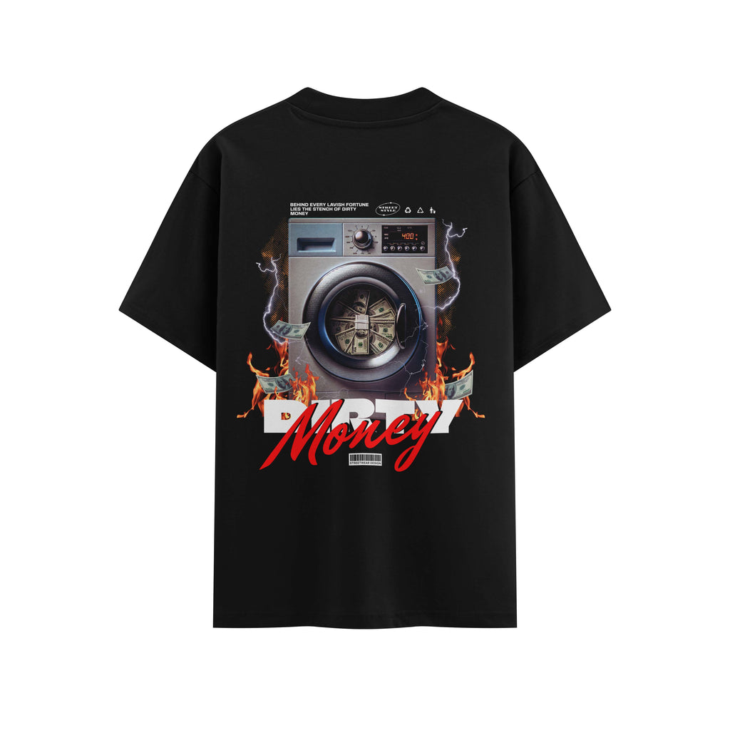 Мъжка овърсайз тениска Street Wealth – streetwear  | Brave88