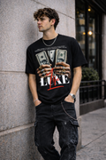 Мъжка овърсайз тениска Luxury vibe – streetwear  | Brave88