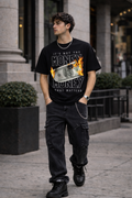 Мъжка овърсайз тениска Mind Over Money – streetwear  | Brave88