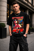 Мъжка овърсайз тениска Adrenaline Rush – streetwear  | Brave88 (Копие)